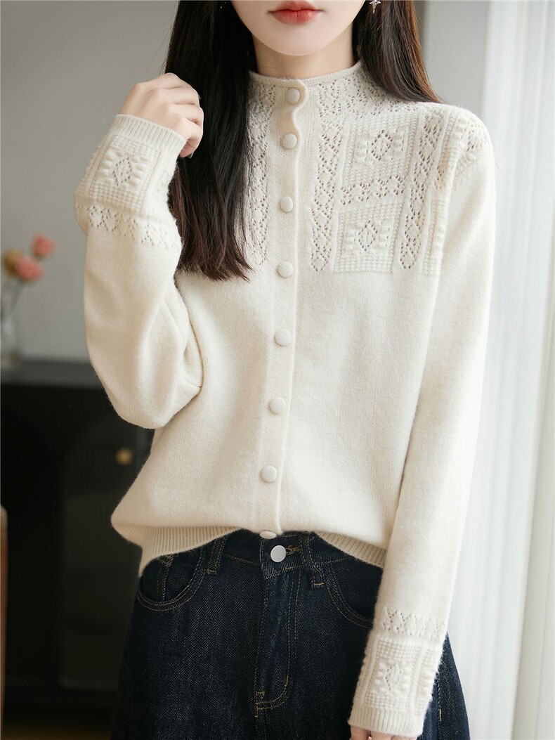 2026年秋季时尚百搭通勤简约休闲套衫，女装针织衫/毛衣，唐诺