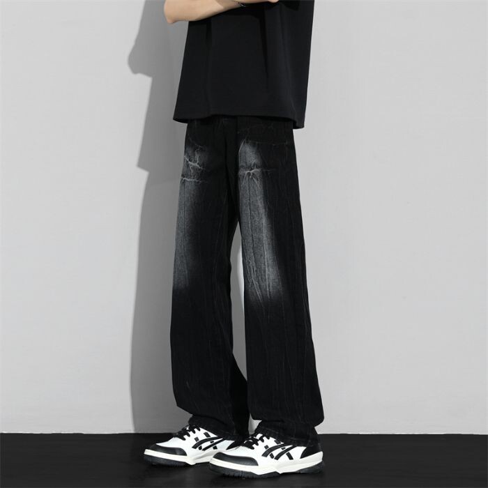 2025秋季新款宽松直筒牛仔裤S-3XL-S029-特P40，男装牛仔裤，星座417-1（原电商B245）