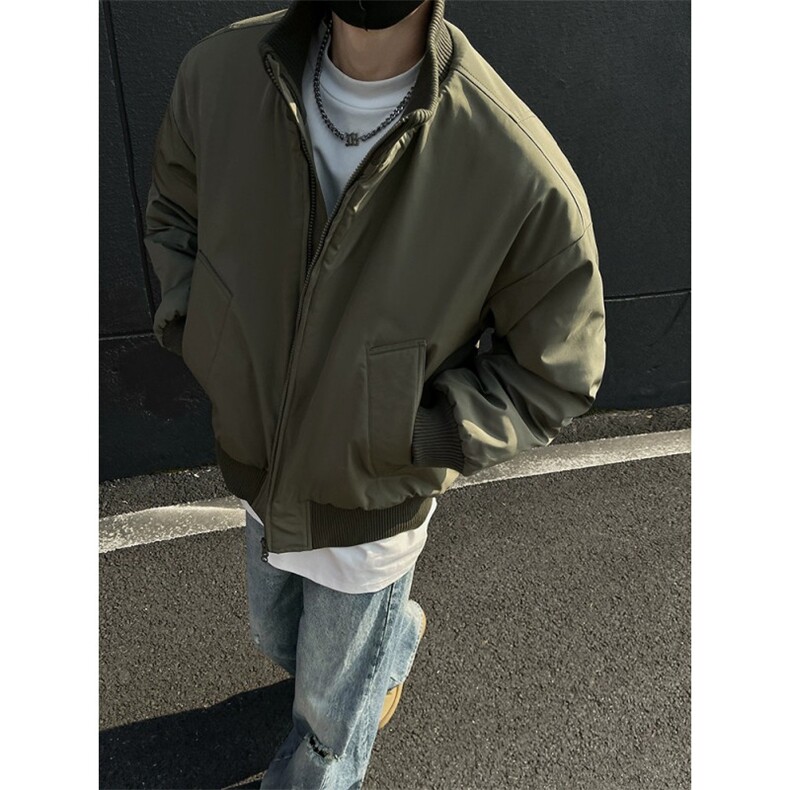 MY04-尺码M-3XL-特P65-美式复古廓形飞行员加厚夹克棉服外套棉衣,男装夹克,星座1811B