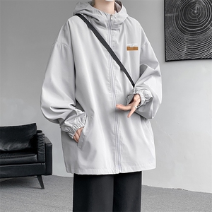 连帽夹克男大码胖子棒球服上衣外套JK65350-P45图片