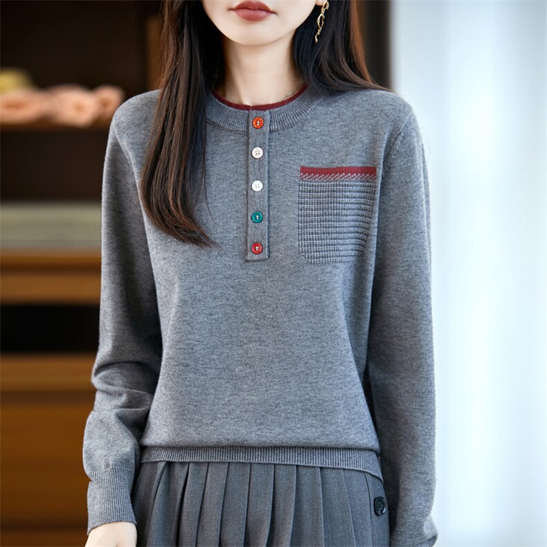 2025年秋季经典百搭女士套头,针织衫/毛衣,大美人高端店