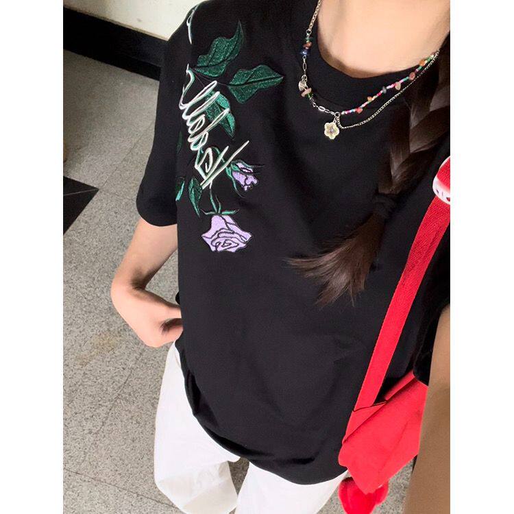 H0628-P35刺绣款2026宽松休闲T恤，男装T恤，星座617A-2