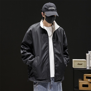 飞行夹克外套男2025秋季新款高级感痞帅立领秋季潮牌Q5566-P68图片