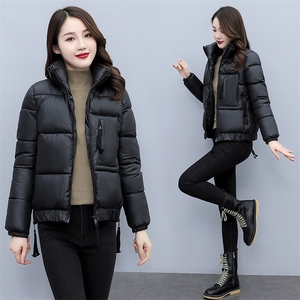 羽绒棉衣棉服女2021年冬新款修身加厚短款小个子保暖棉袄通勤街头图片