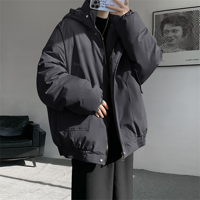 棉服男冬季新款港风宽松连帽棉衣MF9006-P90,男装棉衣,星座214-3