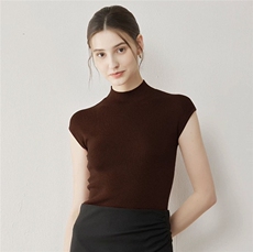 2025百搭时尚贝壳短袖，女装T恤，巧奈羊绒