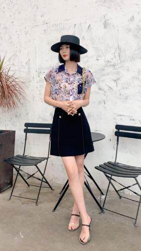 夏季新款，女装，蘑菇扣