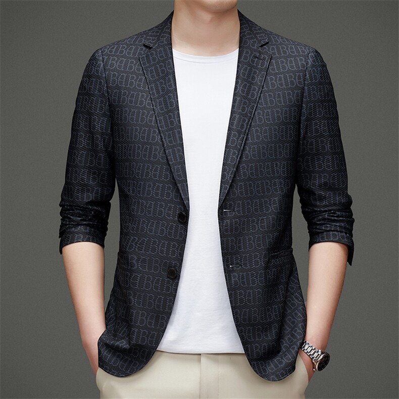 DJ8865钱塘2020-3秋冬季新款时尚休闲简约中年男士西服货稳P147，男装西服，钱塘207-3