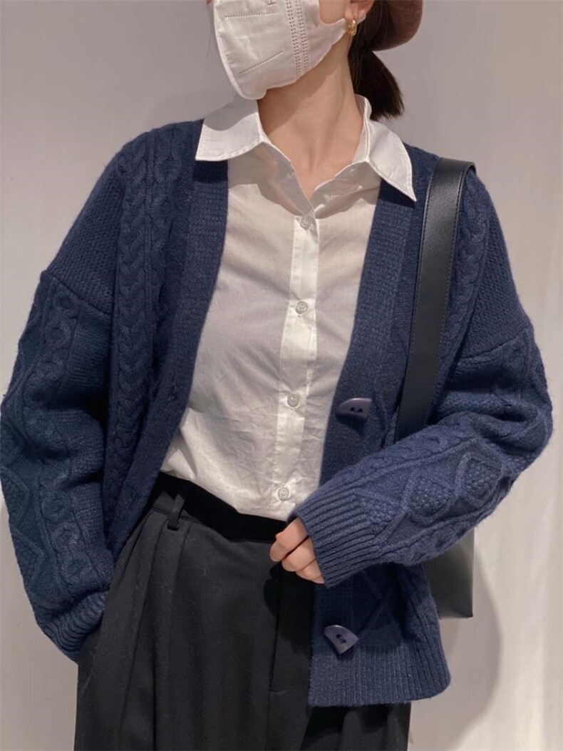 毛衣开衫，女装针织衫/毛衣，驿谷