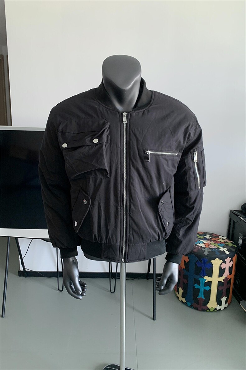 【有货】飞行员夹克棉服多口袋加厚工装棉衣MY78057特P100,男装夹克,星座908-1