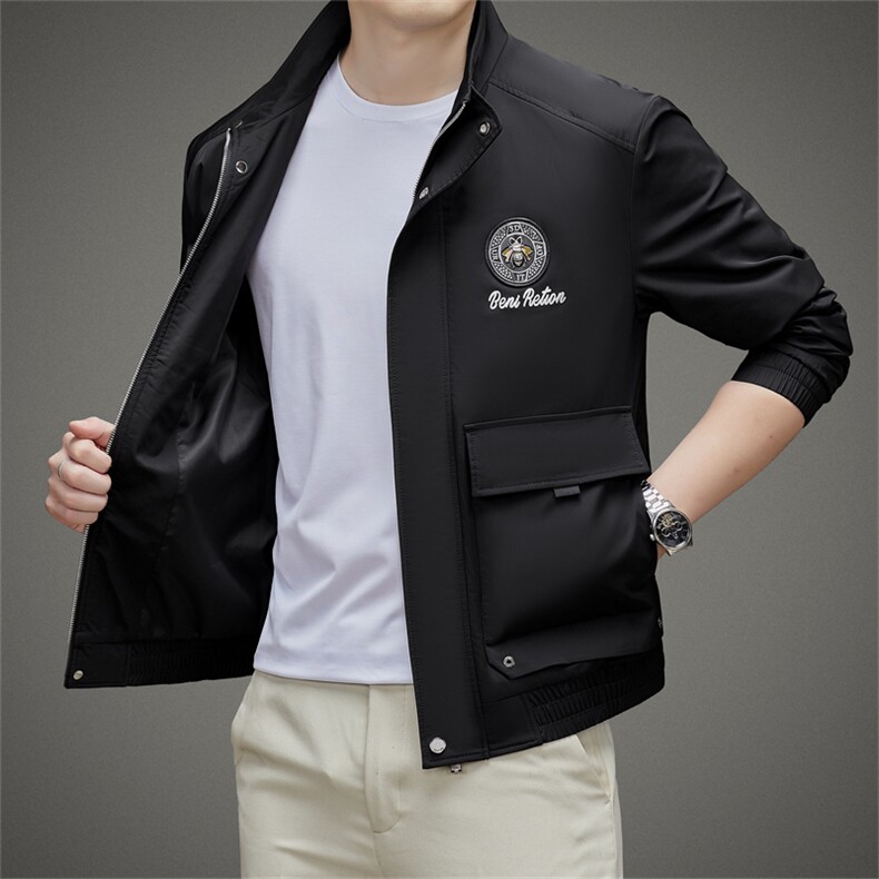 DJ23JK88061钱塘2020-3秋季新款时尚休闲简约帅气潮流夹克P265,男装夹克,钱塘207-3