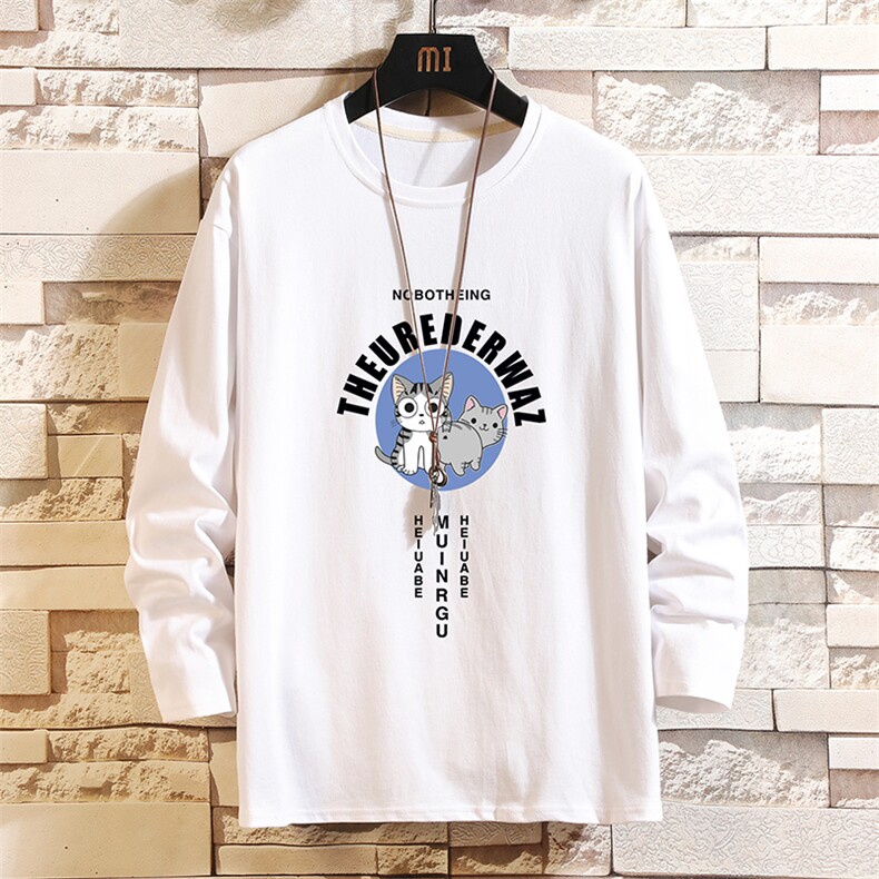 TX3160-P25 纯长袖t恤男大码圆领打底衫体恤上衣服图片