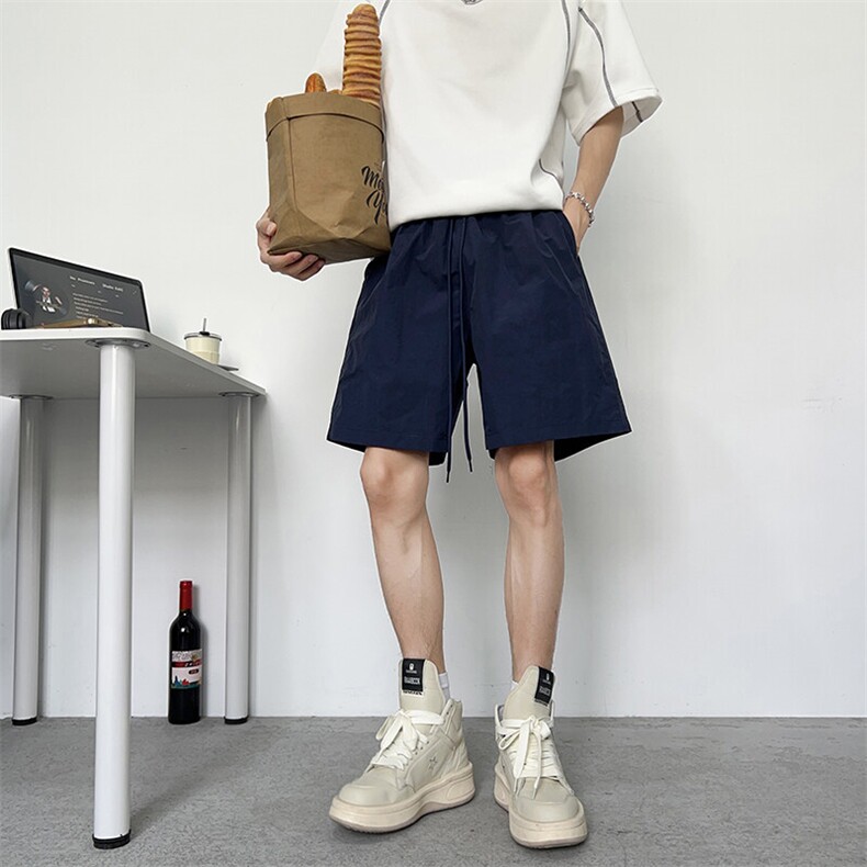 夏季潮牌休闲日系宽松五分透气运动短裤男女速干沙滩裤DK1015-P25,男装牛仔裤,星座308B-1