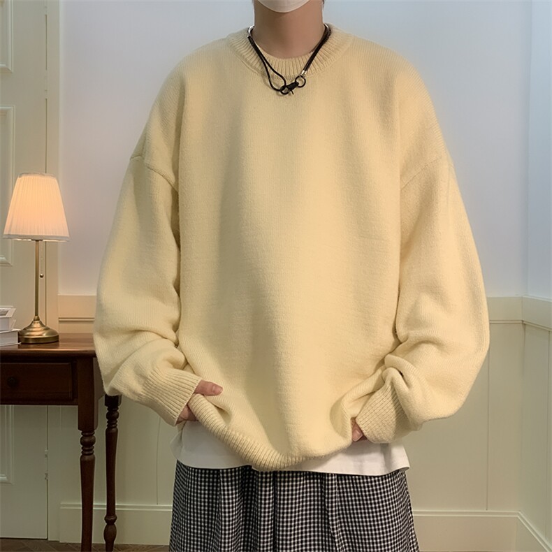 男士情侣针织圆领纯色打底毛衣男A367M201P40控68,男装T恤,电商A367