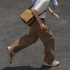 A372新款男女情侣休闲长裤高品质水洗休闲直筒裤，男装休闲裤，电商A338