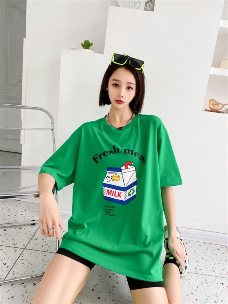 时尚潮流欧货大版T恤，女装T恤，泽妤