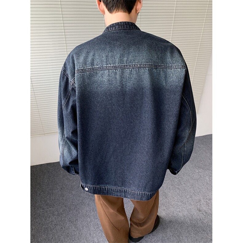 得物二开牛仔水洗美式高街设计感夹克外套男2026秋季JK1272-P80,男装夹克,星座1103-3