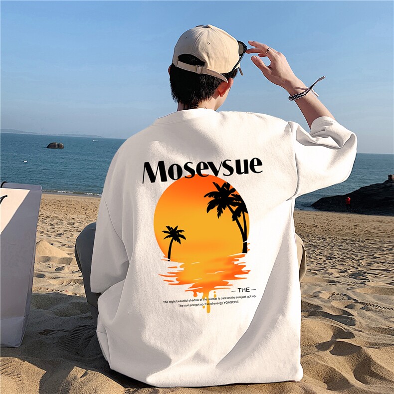 酒红色重磅夏季纯棉短袖T恤男大码体恤A430-1-WT228,男装T恤,电商A426-1(原A430-1)