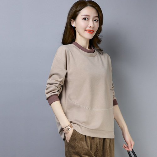 2021年秋季新款套头卫衣女宽松显瘦韩版气质减龄上衣服女长袖,女装卫衣/绒衫,简韵佳