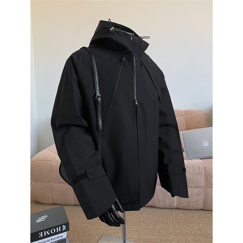 JK5010/P70春装新款个性冲锋衣夹克男潮上衣百搭外套，男装夹克，电商A141