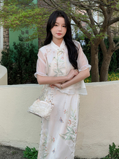 现货210-2833-P130-k198新中式风气质高端套装，女装套装/套裙，韩蜜菓