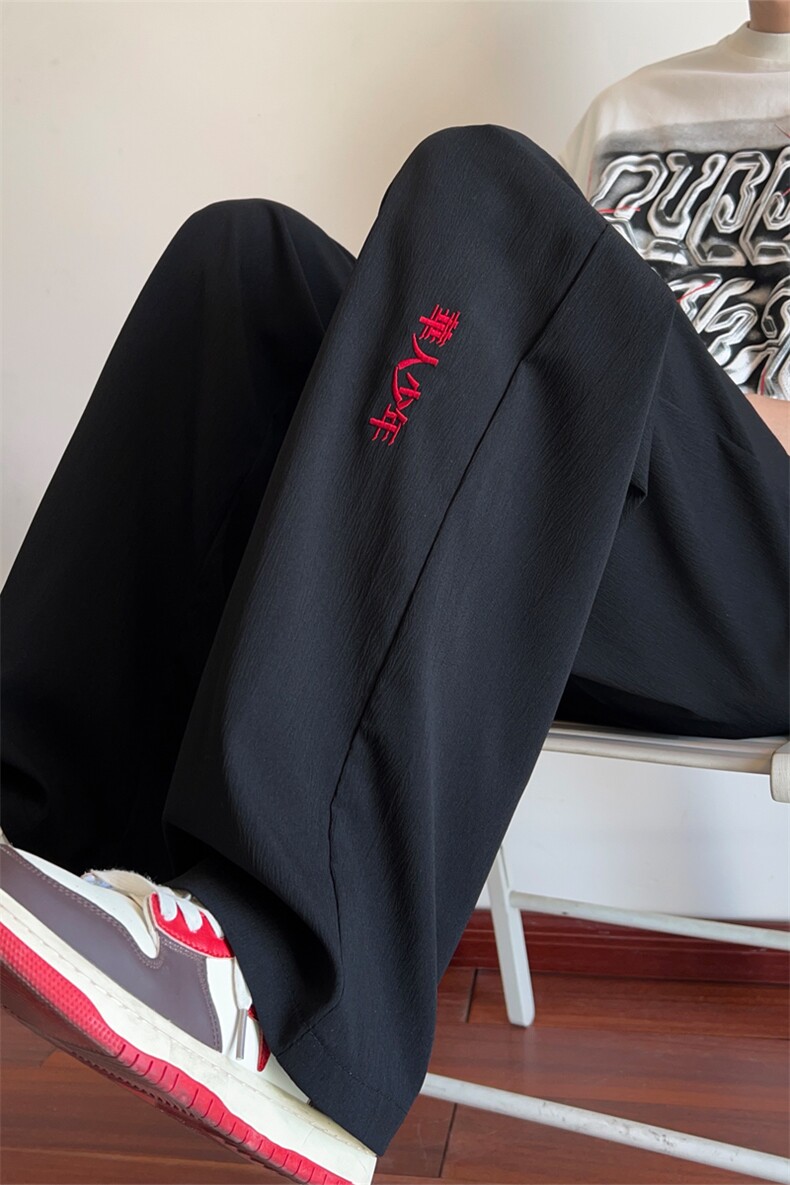 ！供视频！2025夏季新款男士风休闲裤直筒宽松裤BK002特P35,男装休闲裤,电商B220