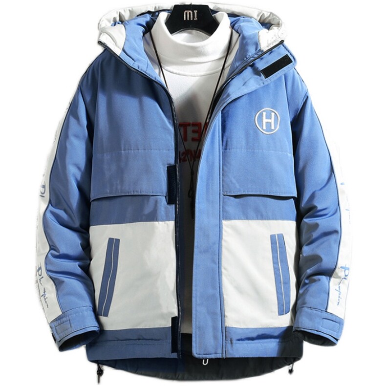 男士休闲连帽加厚保暖棉衣外套棉服棉袄冬季防寒开衫男装M996P75,男装棉衣,电商B226-2（原B217-2）
