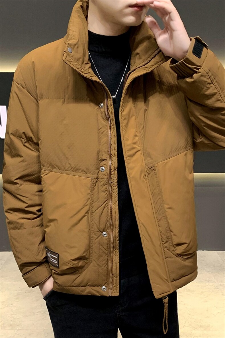 有标白鸭绒羽绒服男韩版潮流宽松冬季男士外套YR2503-P170,男装羽绒服,星座210-3