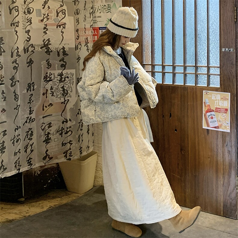 有货【新款】24冬季碎花韩版羽绒服 667-P240-K328图片