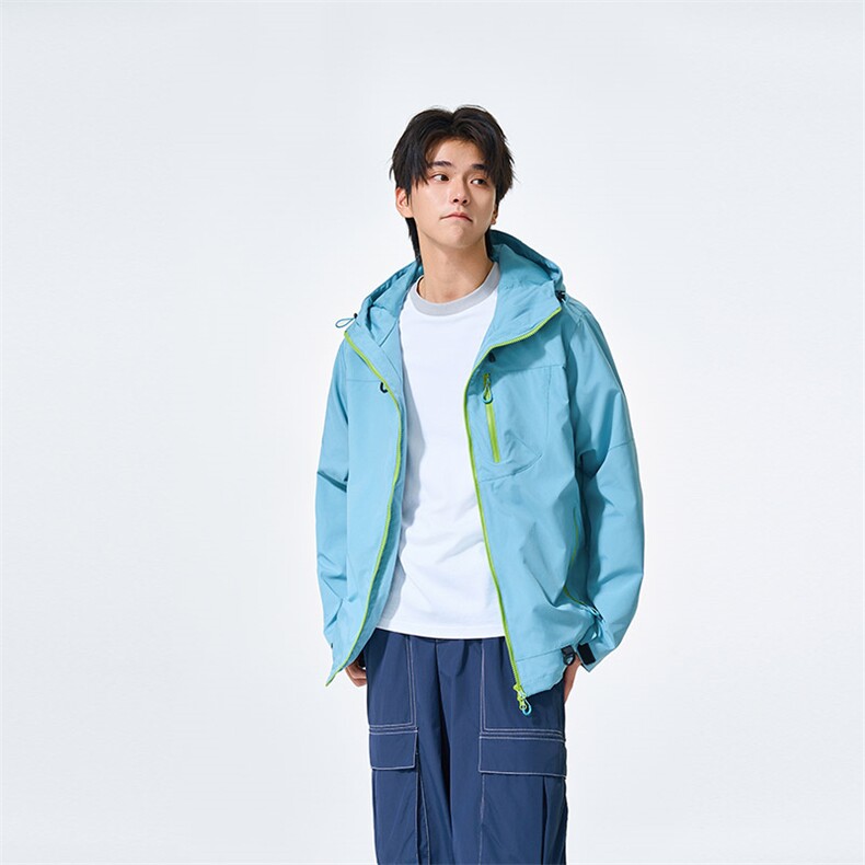 新款男女高品质户外登山服青少年学生冲锋衣夹克外套HS6633-P80,男装夹克,星座1206（原A206）