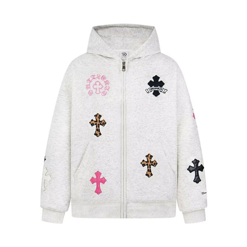 秋冬新款宽松休闲百搭立体刺绣贴布连帽卫衣女加绒WY226P79,男装卫衣,星座1013-5