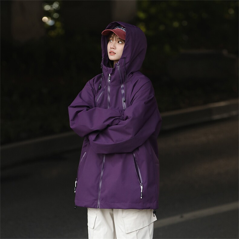 Cityboy情侣时尚连帽冲锋衣外套夹克团体班服,男装夹克,星座301D-5(原星座1415）