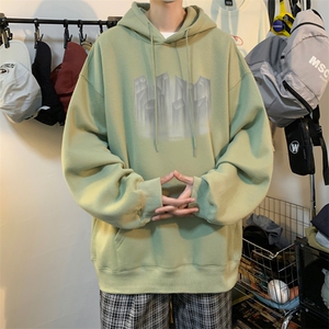 ！连帽圆领卫衣男装港风帽衫男 LM147-P35图片