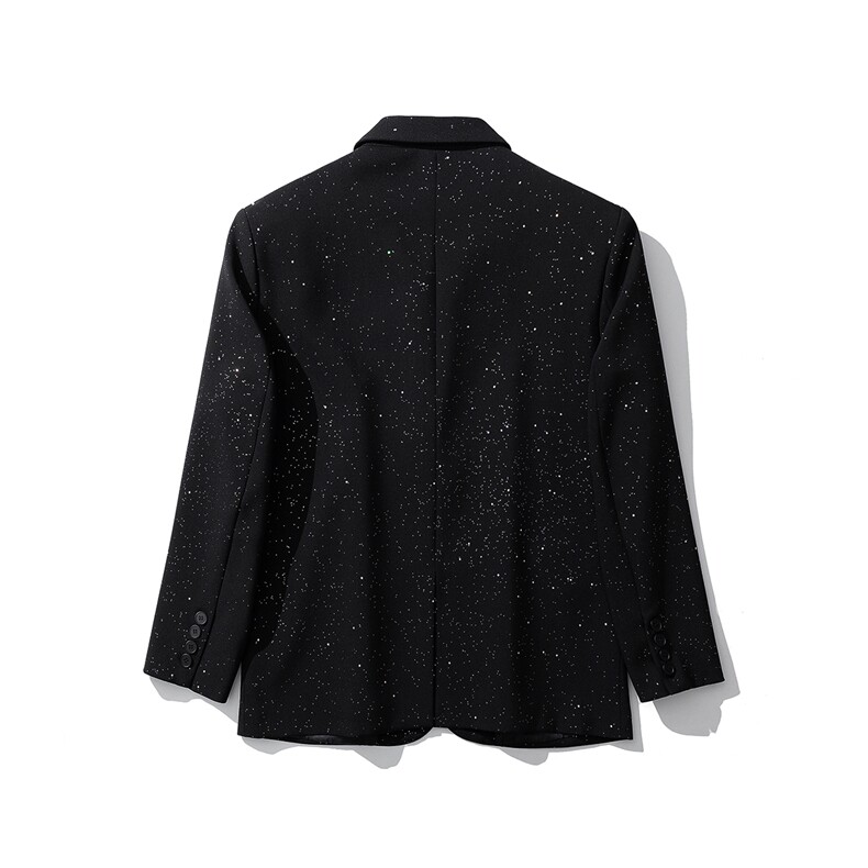 1白底96%聚酯纤维4%氨纶大码M-5XL满天星西装男XF77871P85控138,男装西服套装,星座226-2
