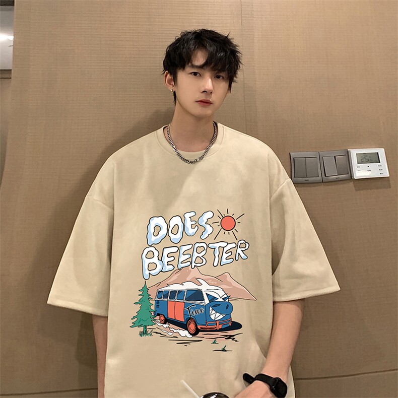 麂皮绒短袖t恤男大码半袖男JD82269-P25,男装T恤,电商A040