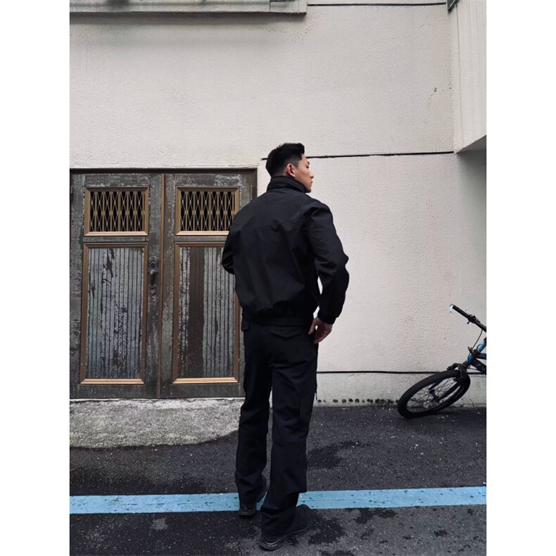 美式游骑兵夹克春季防风薄款工装外套隐藏帽纯色户外运动上衣,男装夹克,星座506A