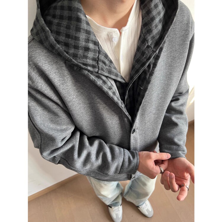 翻领毛领截短廓形宽松夹棉外套冬季女加厚飞行员夹克棉服图片