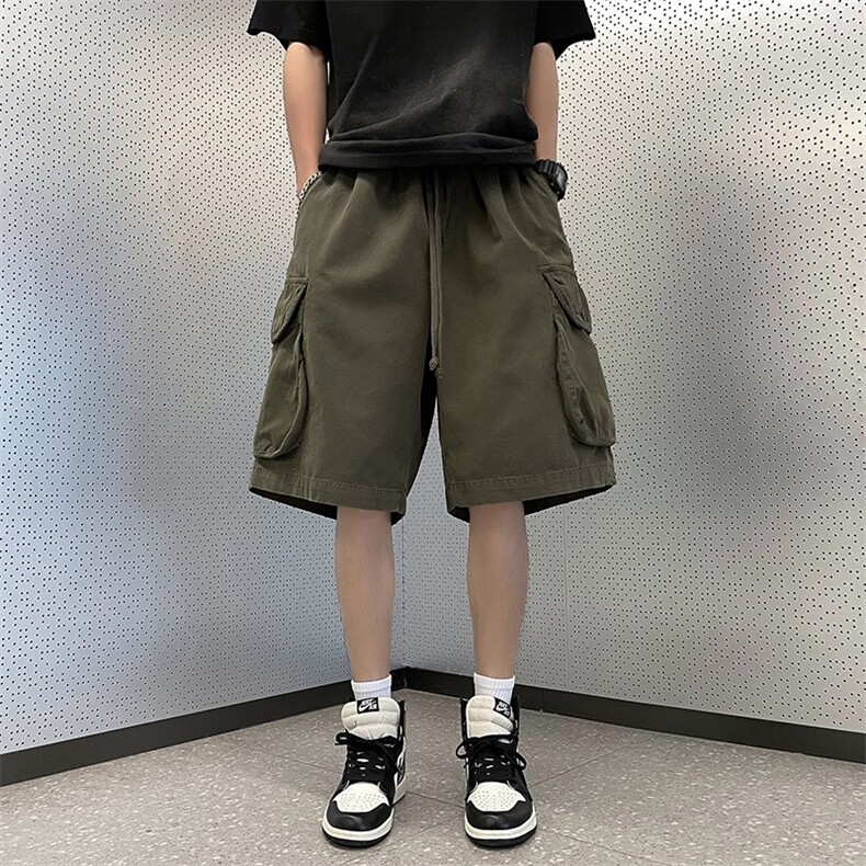男新款青年时尚纯棉休闲工装短裤E115P35,男装牛仔裤,星座1116-2