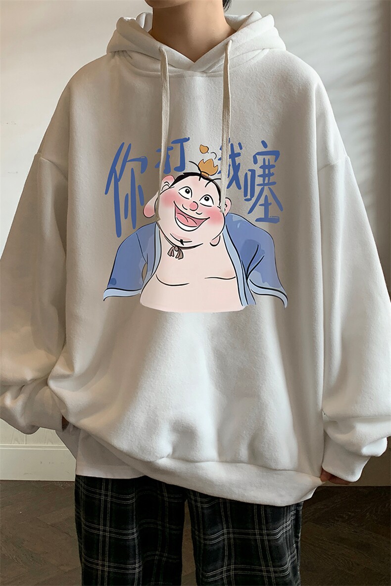 连帽卫衣男大码胖子帽衫大号运动服WY2437-P35,男装卫衣,电商A040
