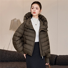 2025冬季新款休闲宽松连帽糖果色超轻羽绒服女，女装羽绒服，阿舍尔精品