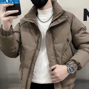 冬男免洗羽绒棉外套保暖棉袄潮流美式青年时尚百搭棉衣TT611 P88图片