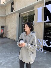 冬季新款加绒卫衣，女装卫衣/绒衫，卡希妮(5F)