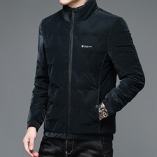 B-N6653冬季男士羽绒服外套男装立领修身白鸭绒保暖潮流帅气P186，男装羽绒服，电商B360