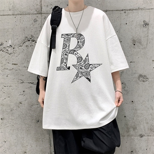 230g重磅纯棉短袖t恤男大码半袖半截袖 DX17328-P20图片