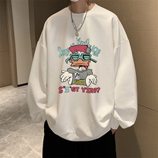 麂皮绒卫衣男大码重磅长袖t恤男JW81380-P35，男装卫衣，电商A040