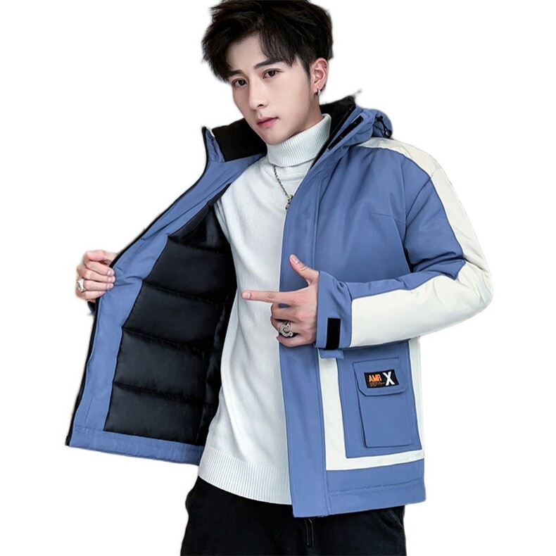男士休闲连帽加厚保暖棉衣外套棉服棉袄冬季防寒开衫男装M997P90,男装棉衣,电商B226-2（原B217-2）