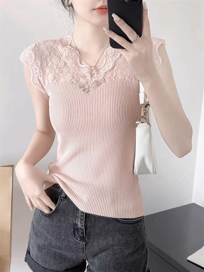 蕾丝背心，女装背心吊带，泰靡(2F)