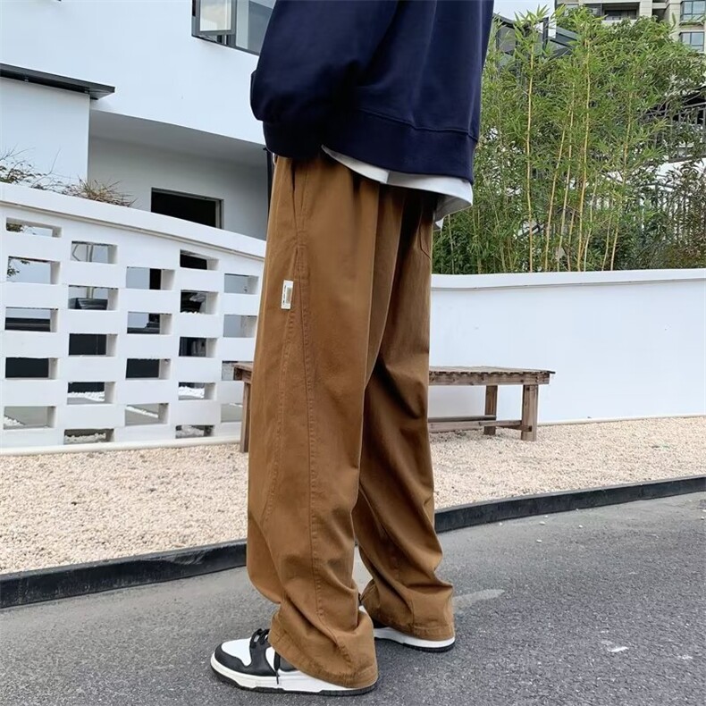 男秋季新款港风纯棉斜纹休闲裤LK76P35,男装休闲裤,星座1116-2