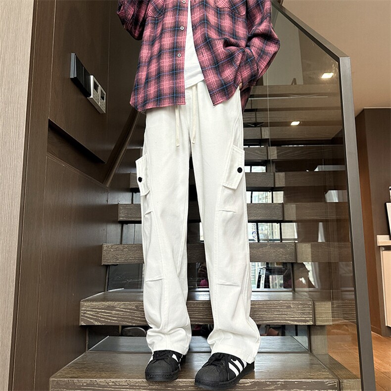 松紧腰直筒牛仔裤B342-W5000-P48控78,男装牛仔裤,电商B342