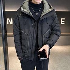 冬季羽绒服男2025新款连帽加厚保暖冲锋衣C317-Y8389-P195，男装夹克，电商C317